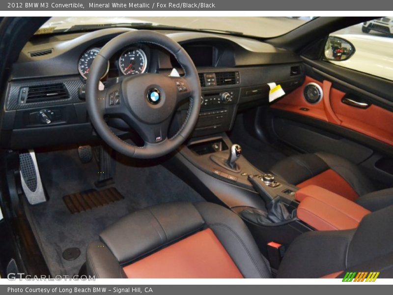  2012 M3 Convertible Fox Red/Black/Black Interior