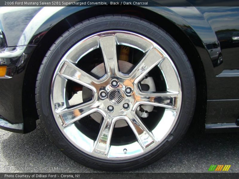 Black / Dark Charcoal 2006 Ford Mustang Saleen S281 Supercharged Convertible