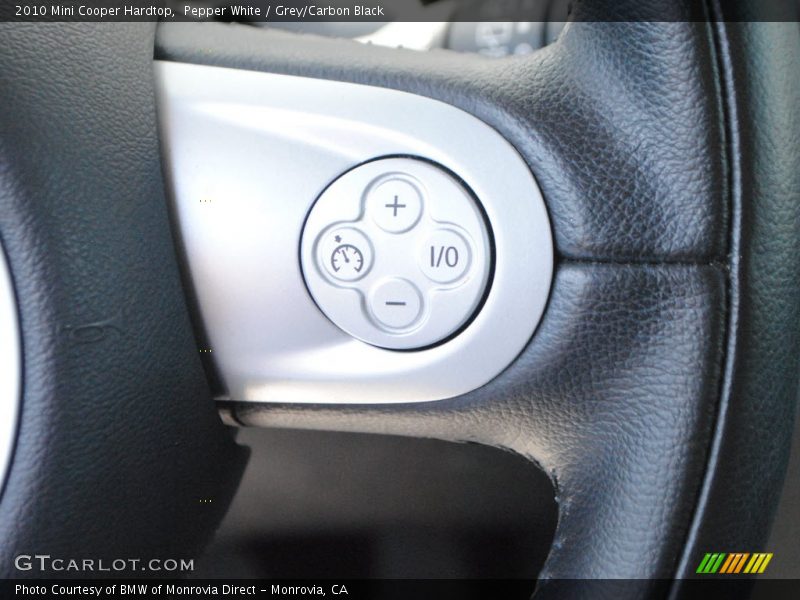 Pepper White / Grey/Carbon Black 2010 Mini Cooper Hardtop