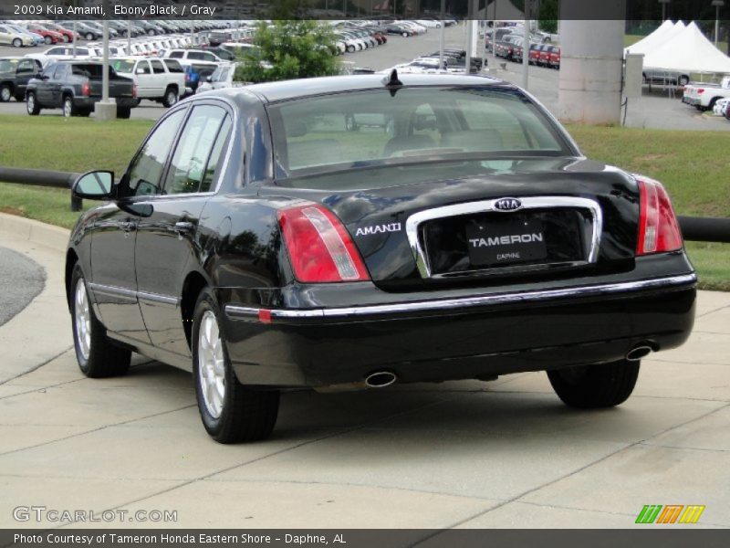 Ebony Black / Gray 2009 Kia Amanti