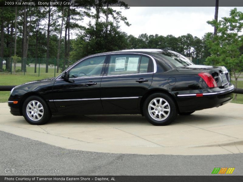 Ebony Black / Gray 2009 Kia Amanti