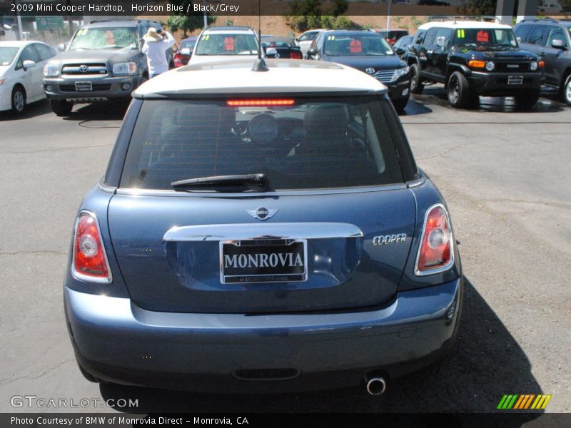 Horizon Blue / Black/Grey 2009 Mini Cooper Hardtop