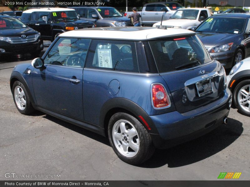 Horizon Blue / Black/Grey 2009 Mini Cooper Hardtop