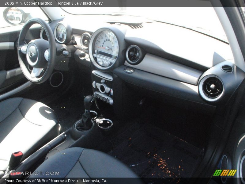 Horizon Blue / Black/Grey 2009 Mini Cooper Hardtop
