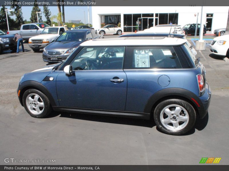 Horizon Blue / Black/Grey 2009 Mini Cooper Hardtop