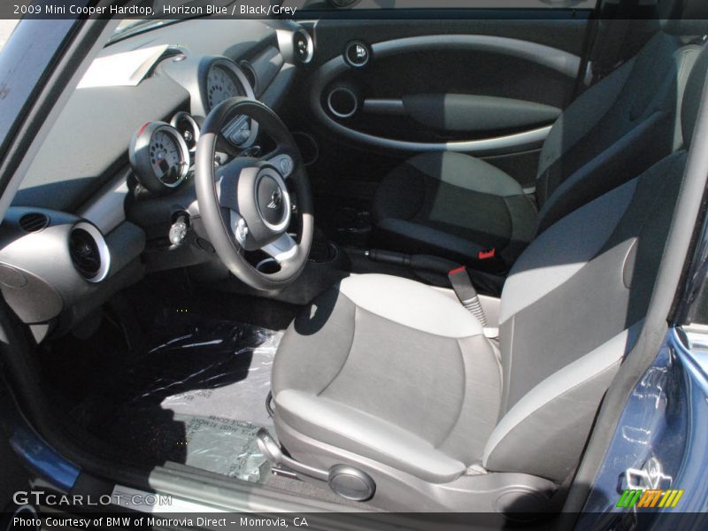 Horizon Blue / Black/Grey 2009 Mini Cooper Hardtop