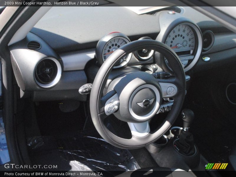 Horizon Blue / Black/Grey 2009 Mini Cooper Hardtop