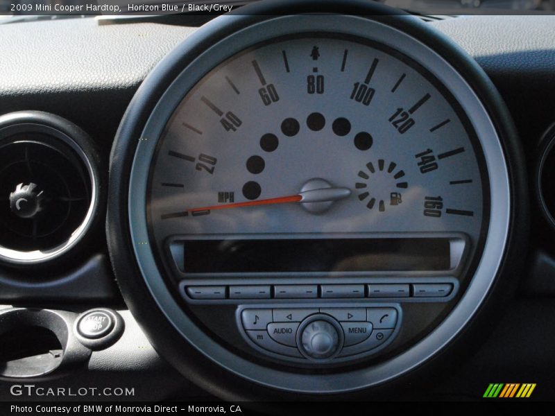 Horizon Blue / Black/Grey 2009 Mini Cooper Hardtop