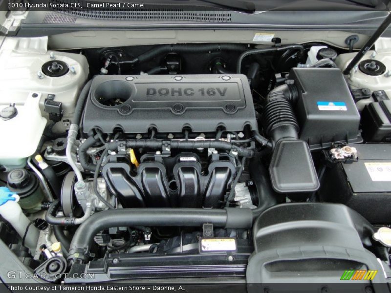  2010 Sonata GLS Engine - 2.4 Liter DOHC 16-Valve CVVT 4 Cylinder