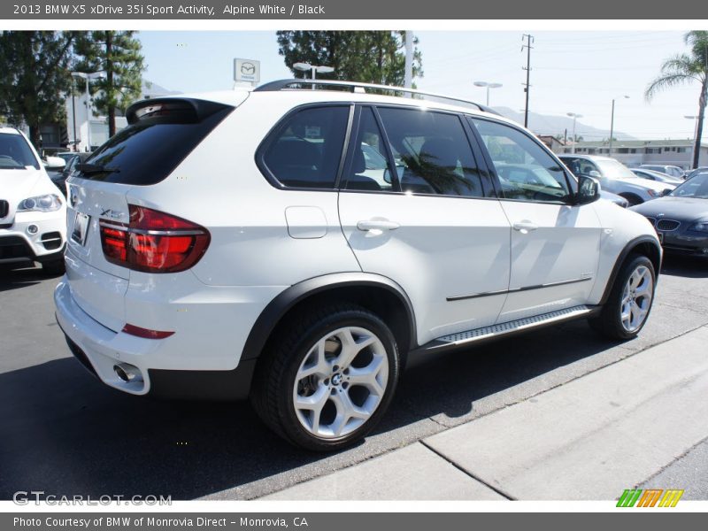 Alpine White / Black 2013 BMW X5 xDrive 35i Sport Activity