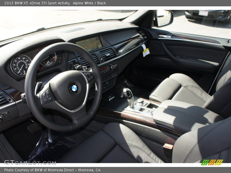 Alpine White / Black 2013 BMW X5 xDrive 35i Sport Activity