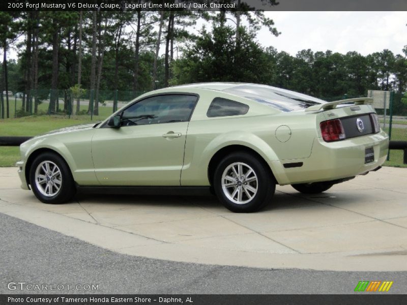 Legend Lime Metallic / Dark Charcoal 2005 Ford Mustang V6 Deluxe Coupe