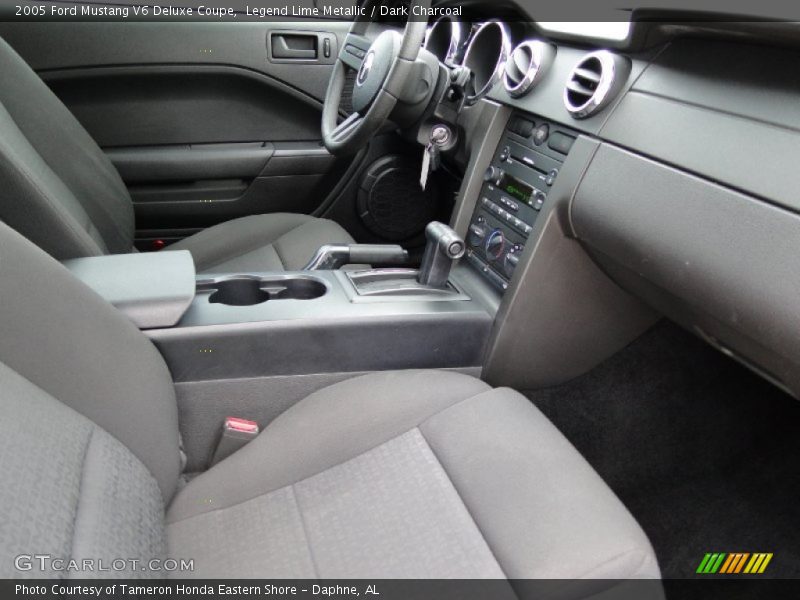 Legend Lime Metallic / Dark Charcoal 2005 Ford Mustang V6 Deluxe Coupe