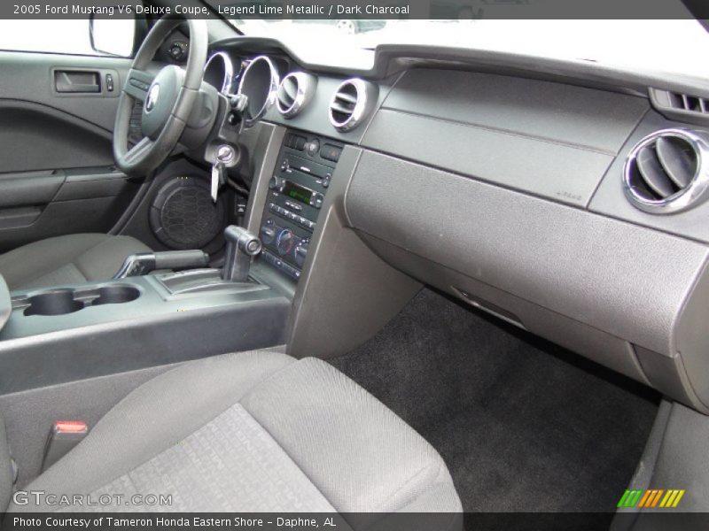 Legend Lime Metallic / Dark Charcoal 2005 Ford Mustang V6 Deluxe Coupe