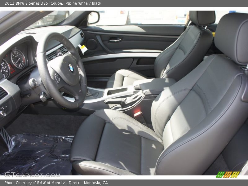 Alpine White / Black 2012 BMW 3 Series 335i Coupe