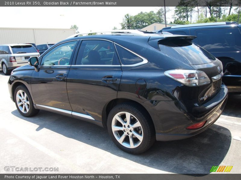 Obsidian Black / Parchment/Brown Walnut 2010 Lexus RX 350