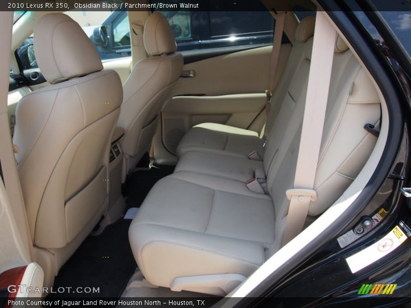 Obsidian Black / Parchment/Brown Walnut 2010 Lexus RX 350