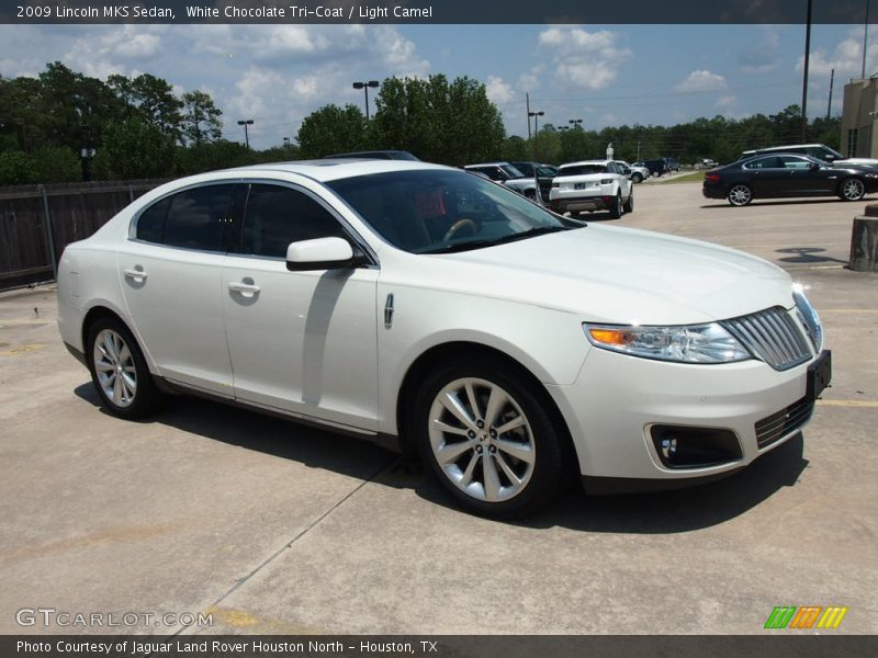 White Chocolate Tri-Coat / Light Camel 2009 Lincoln MKS Sedan