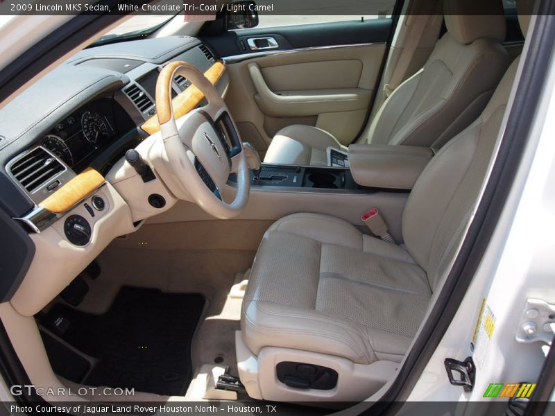 White Chocolate Tri-Coat / Light Camel 2009 Lincoln MKS Sedan