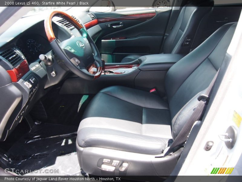 Starfire White Pearl / Black 2008 Lexus LS 460