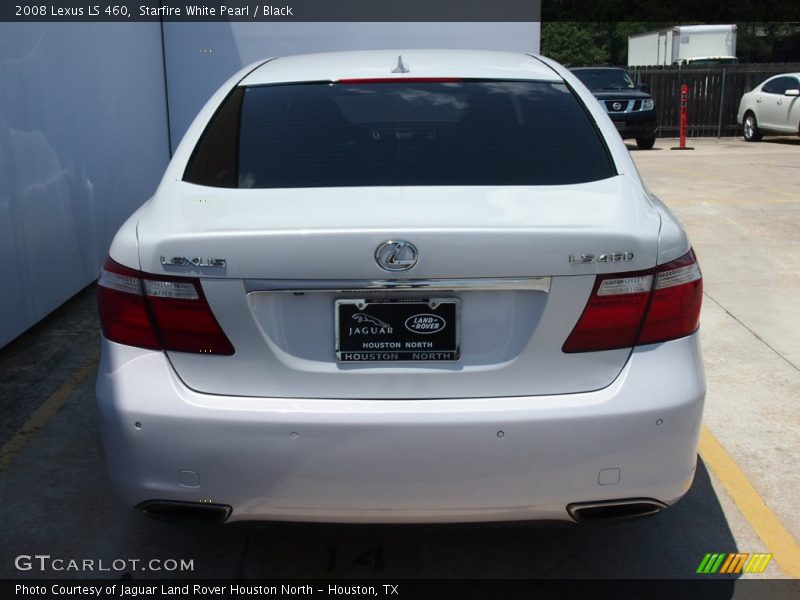 Starfire White Pearl / Black 2008 Lexus LS 460