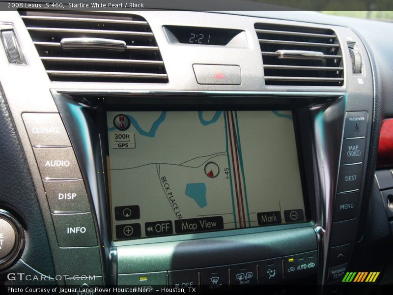 Starfire White Pearl / Black 2008 Lexus LS 460