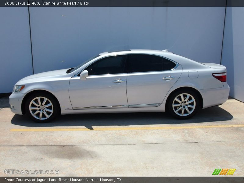 Starfire White Pearl / Black 2008 Lexus LS 460