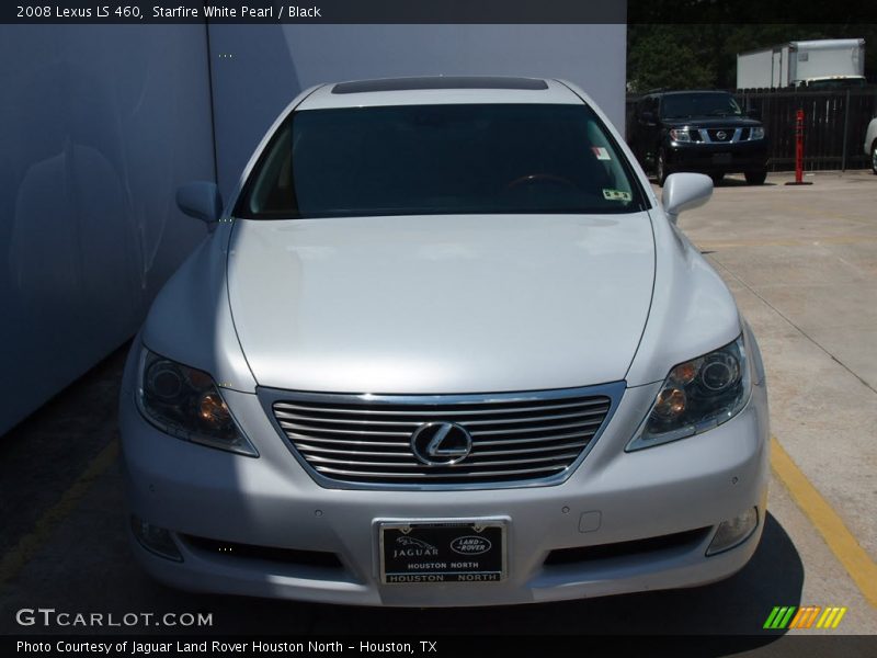 Starfire White Pearl / Black 2008 Lexus LS 460