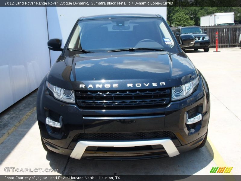 Sumatra Black Metallic / Dynamic Ebony/Cirrus 2012 Land Rover Range Rover Evoque Dynamic