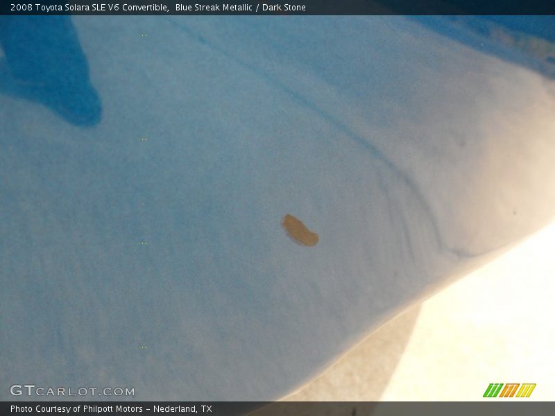 Blue Streak Metallic / Dark Stone 2008 Toyota Solara SLE V6 Convertible