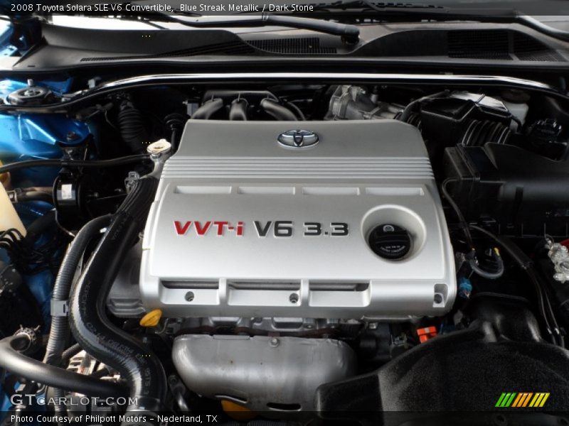  2008 Solara SLE V6 Convertible Engine - 3.3 Liter DOHC 24-Valve VVT-i V6