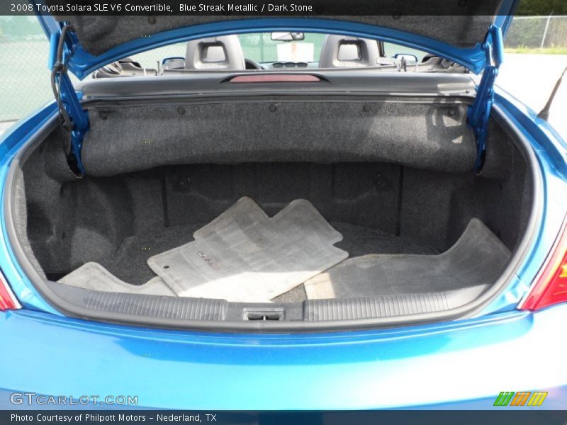  2008 Solara SLE V6 Convertible Trunk