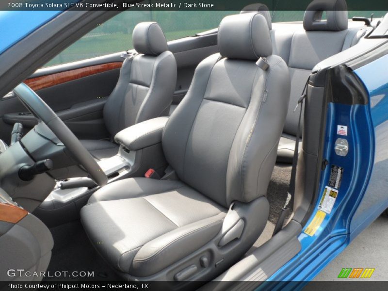  2008 Solara SLE V6 Convertible Dark Stone Interior