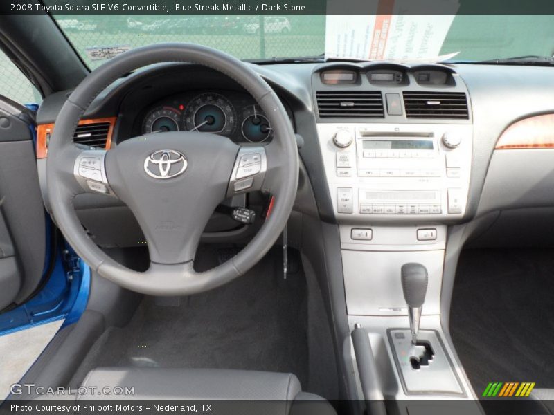 Dashboard of 2008 Solara SLE V6 Convertible