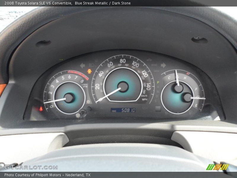  2008 Solara SLE V6 Convertible SLE V6 Convertible Gauges