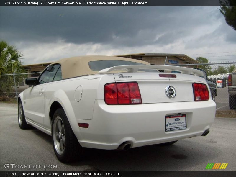 Performance White / Light Parchment 2006 Ford Mustang GT Premium Convertible
