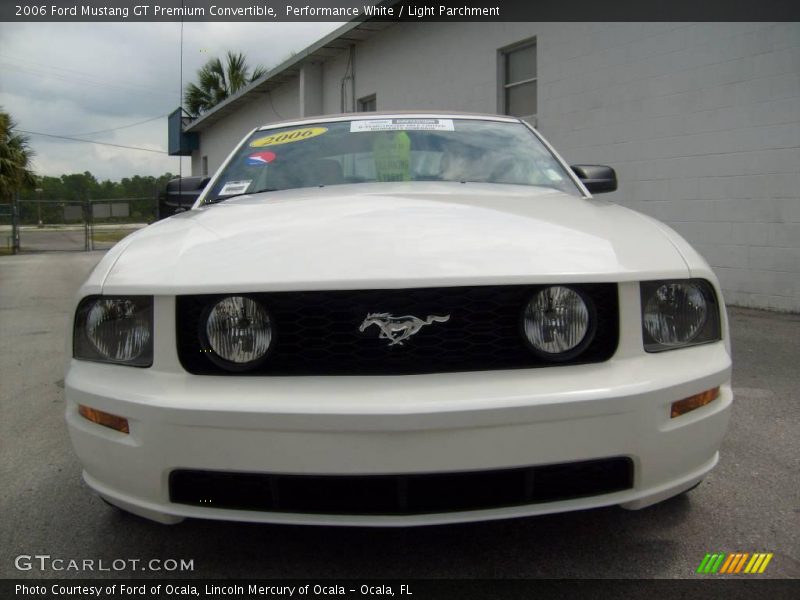 Performance White / Light Parchment 2006 Ford Mustang GT Premium Convertible