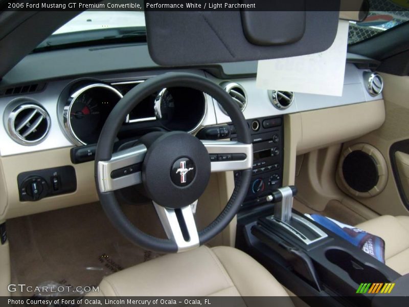 Performance White / Light Parchment 2006 Ford Mustang GT Premium Convertible