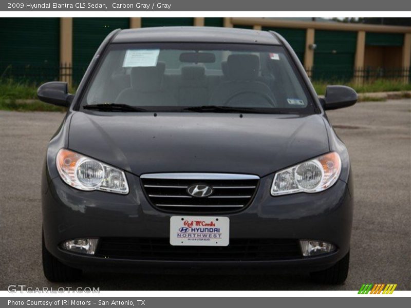 Carbon Gray / Gray 2009 Hyundai Elantra GLS Sedan