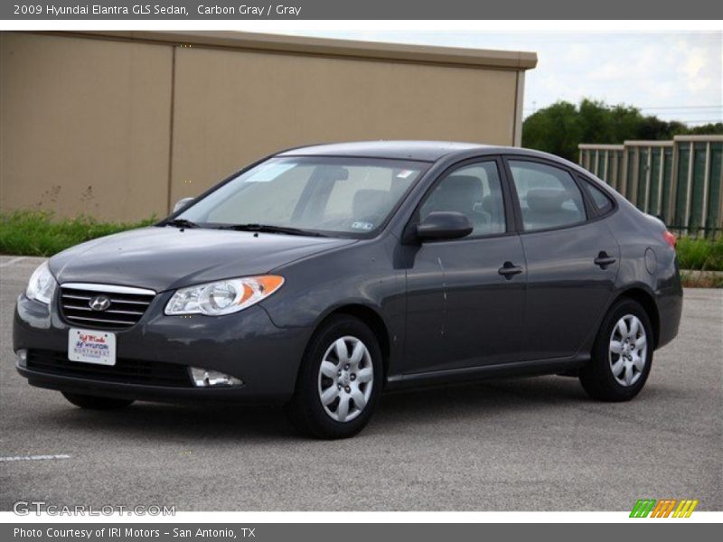 Carbon Gray / Gray 2009 Hyundai Elantra GLS Sedan