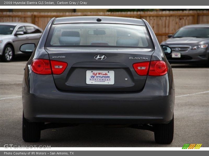 Carbon Gray / Gray 2009 Hyundai Elantra GLS Sedan