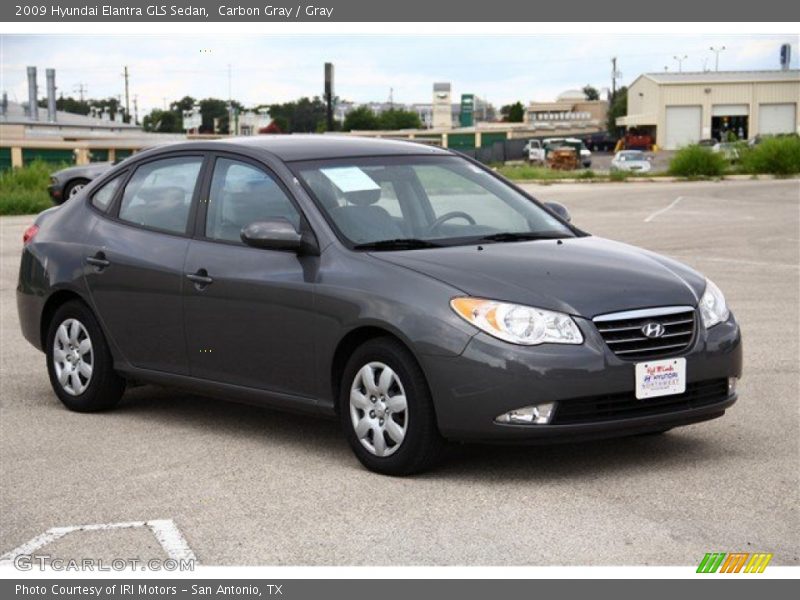 Carbon Gray / Gray 2009 Hyundai Elantra GLS Sedan