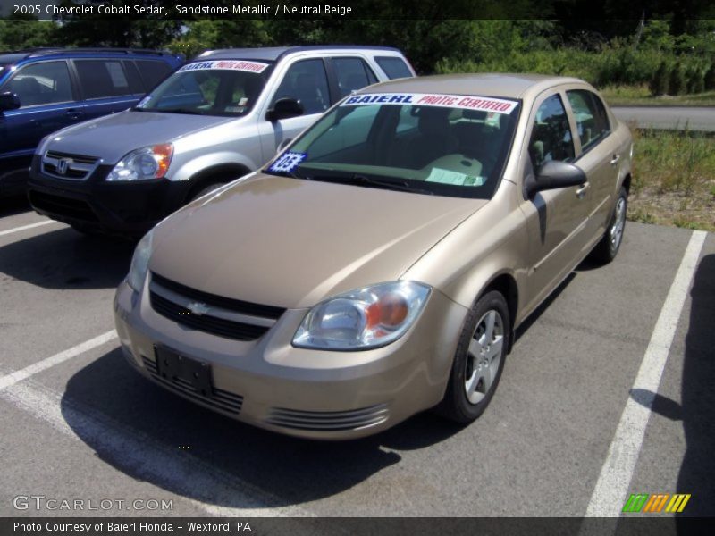 Sandstone Metallic / Neutral Beige 2005 Chevrolet Cobalt Sedan