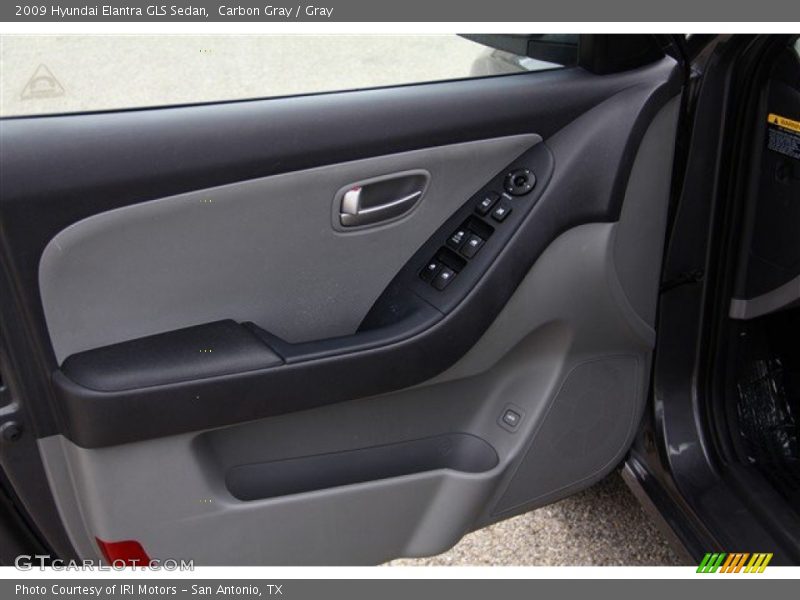 Carbon Gray / Gray 2009 Hyundai Elantra GLS Sedan