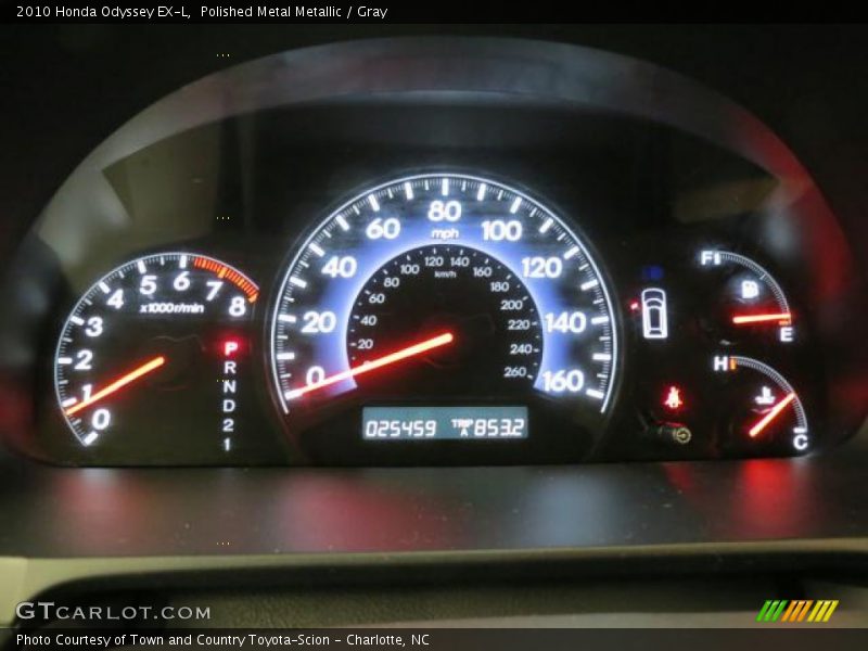 Polished Metal Metallic / Gray 2010 Honda Odyssey EX-L
