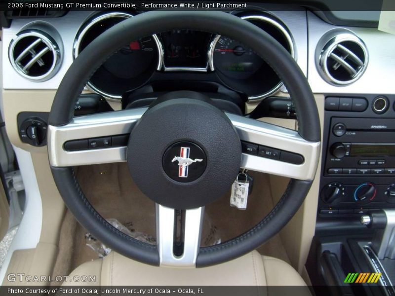 Performance White / Light Parchment 2006 Ford Mustang GT Premium Convertible