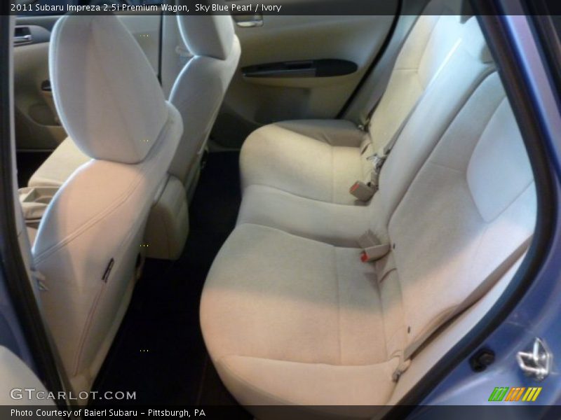 Sky Blue Pearl / Ivory 2011 Subaru Impreza 2.5i Premium Wagon
