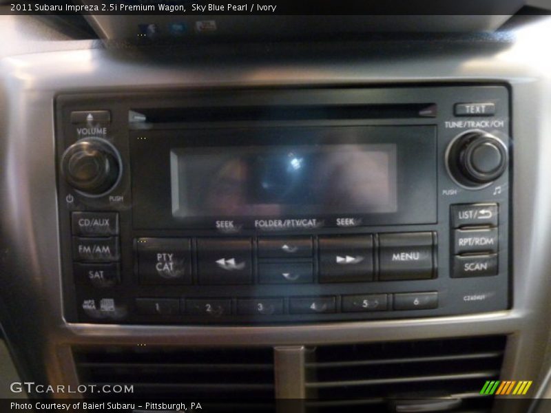 Sky Blue Pearl / Ivory 2011 Subaru Impreza 2.5i Premium Wagon