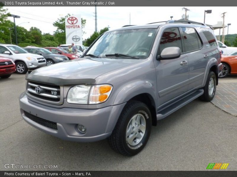 Thunder Gray Metallic / Oak 2001 Toyota Sequoia Limited 4x4