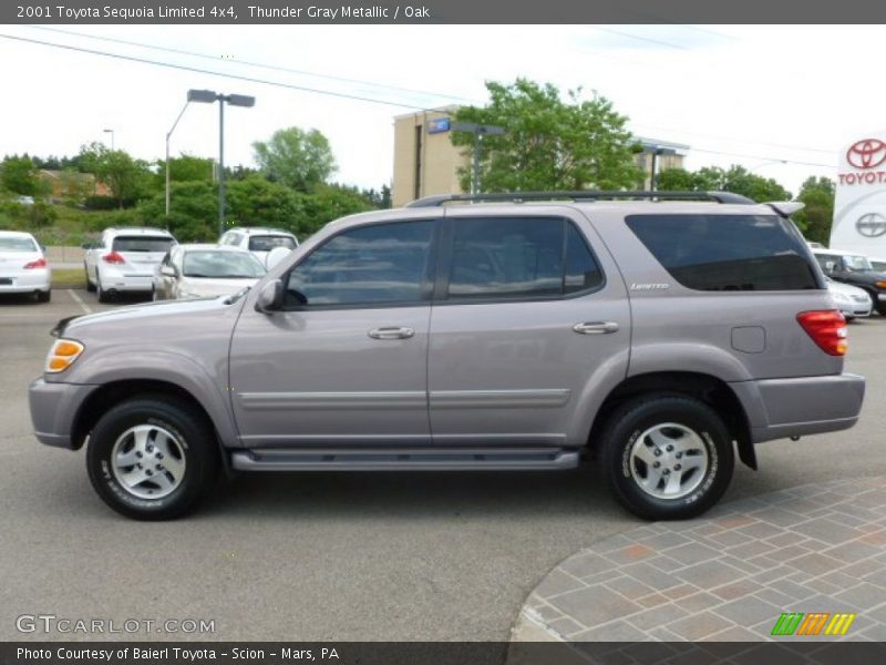 Thunder Gray Metallic / Oak 2001 Toyota Sequoia Limited 4x4